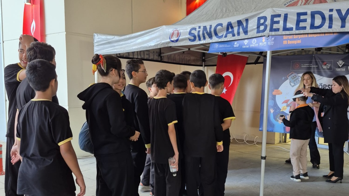 Sincan Belediyesinin katkılarıyla hazırlanan Sincan Bilim Şenliğine Gaziosmanpasa Ortaokulu olarak katıldık